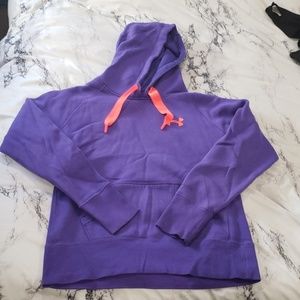 Purple under armour hoodie